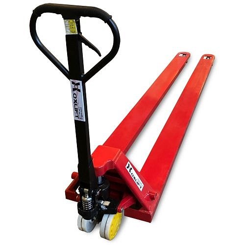 Фото 29 - Длинновильная гидравлическая тележка OX10-250 OXLIFT 2,5 м 1000 кг.
