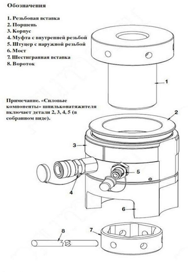 Фото 9 - Домкрат тензорный гидравлический MBT-07.